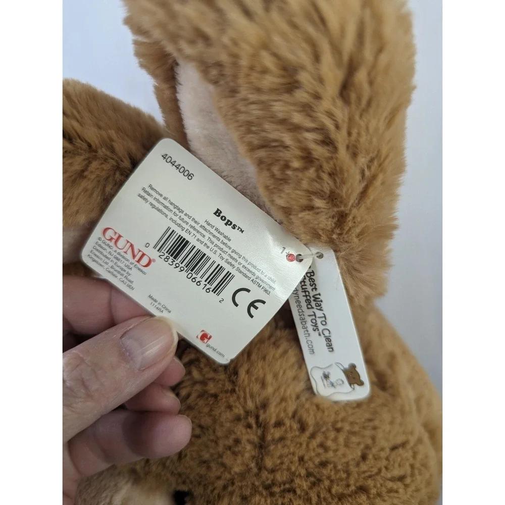 Gund‎ Bops Brown Rabbit Plush Bunny 17 Inch 4044006 Stuffed Animal Toy